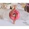 Rhodochrosite Copper Wire Wrapped Gemstone Pendant